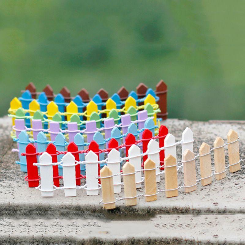 Enchanting Mini Wooden Fence Barrier For Fairy Gardens And Home Decor Microlandschaft