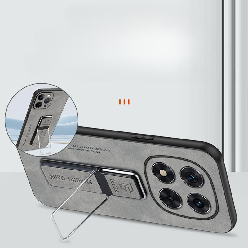 جراب هاتف فاخر من جلد الغنم لهاتف Xiaomi Redmi Note 14 Pro Plus 14pro Note14، غطاء خلفي رفيع غير لامع بحافة ناعمة من السيليكون