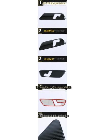 19 CS55 PLUS Seat Adjustment Backrest Control Switch Panel Trim