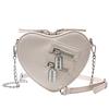 Personalized Creative Love Bag 2025 New Mori Sweet Girl Fashion Niche Versatile Shoulder Chain Bag Pu