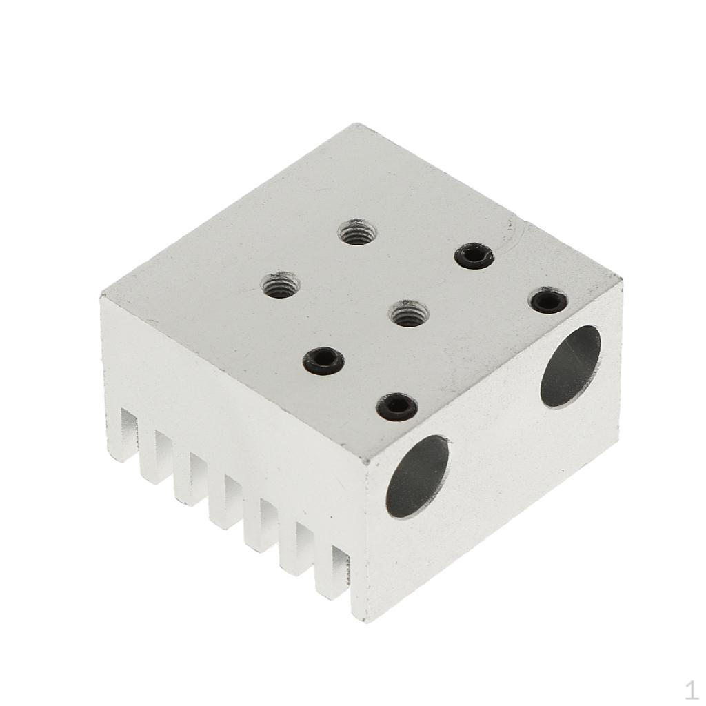 

1Piece 29x29mm Aluminum Heat Sink Heatsink Cooling Fin For 3D Printer серебряный