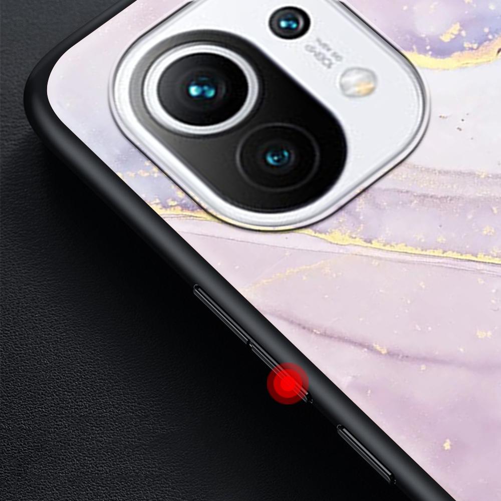 Granite Marble Luxury Case for Xiaomi Poco X3 NFC M3 M4 Pocophone F1 F3 Redmi Note 9s 9 8 10 Pro Black Soft Phone Cover Coque