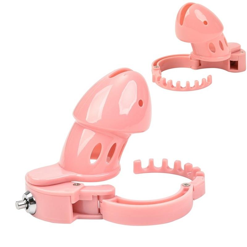 Male Small Penis Cage Adjustable Ring Lock Bondage Bird Chastity Cage Belt Cock Ring Slave Restraint Trainer Man Sex Toy