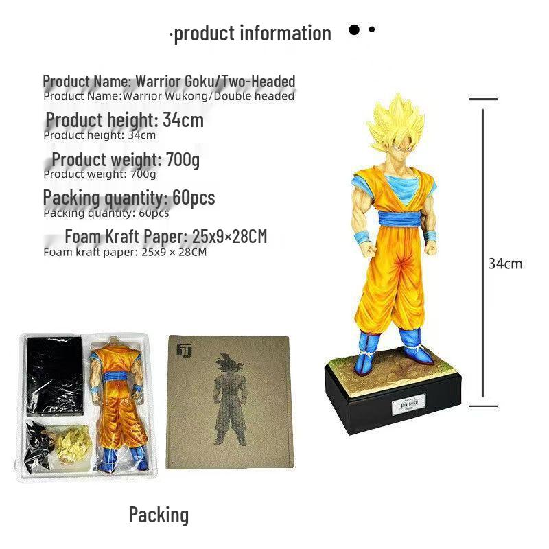 Dragon Ball GK Figures: Infinite Warriors Gohan, Goku, Piccolo, Krillin, Chiaotzu Model Ornament