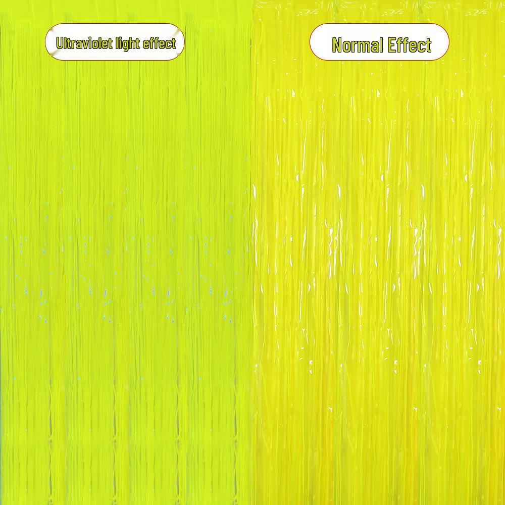 Colorful Macaron Tinsel Curtain for Kids' Party Decor & Dress-Up