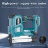 Cordless Protable Electric Nail Gun Straight/N-shape Nails Nailing Machine with 50mm 32mm Nails Rechargeable Nailer For Battery