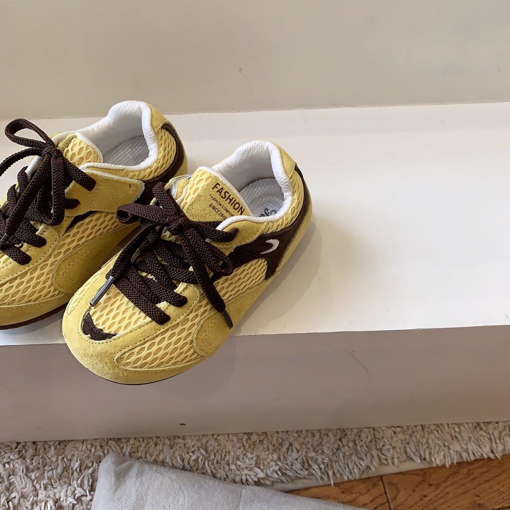 Korean version of children's sports shoes Spring and Autumn girls' moral training shoes Lightweight and breathable boys' casual shoes Soft sol