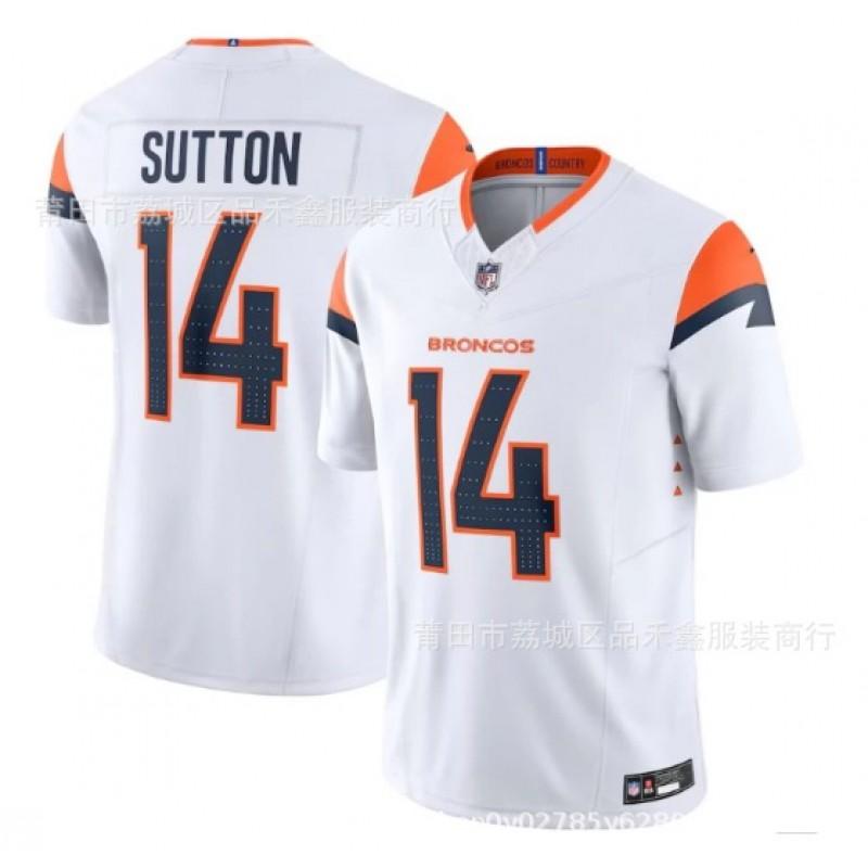 Denver Broncos NFL Football Jersey Surtain II Bo Nix Fan Apparel Cotton Team Sports Uniform Men Women