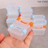 5Pcs Mini Clear Storage Box Toolbox Model Dollhouse Home Home Decoration Dolls House Micro Scene Decor Props
