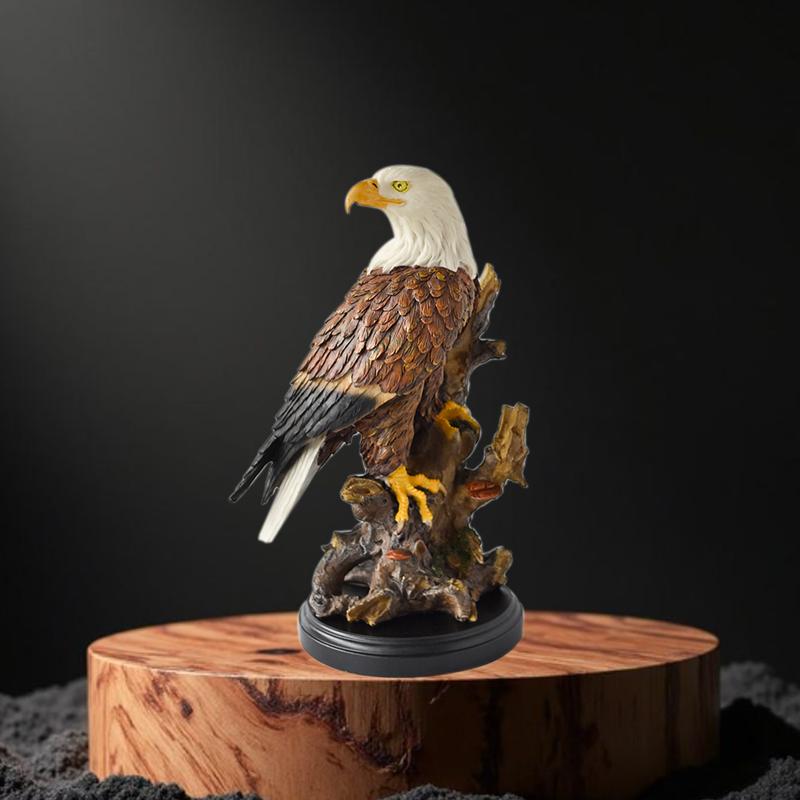 1 Simulation Retro Eagle Resin Ornament Dapeng Wing Soaring Eagle Art Home Office Desktop Decoration Figurines Statues Decor