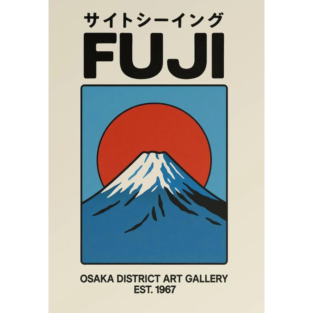 Blossom Japanese Exhibition Posters Bonsai Mount Fuji Temple Prints Japan Travel Canvas Painting Wall Pictures Home Room Decor
