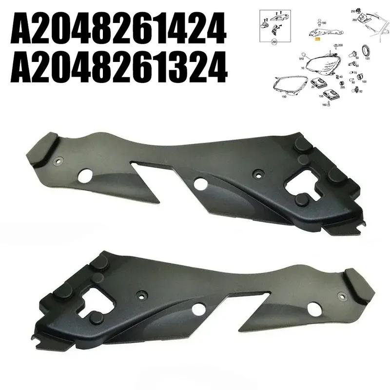 

1Pair Car Headlight Upper Protective Cover For Mercedes For W204 For C Class 2007-2010 OEM A2048261424 Headlamp Decor Shell Part