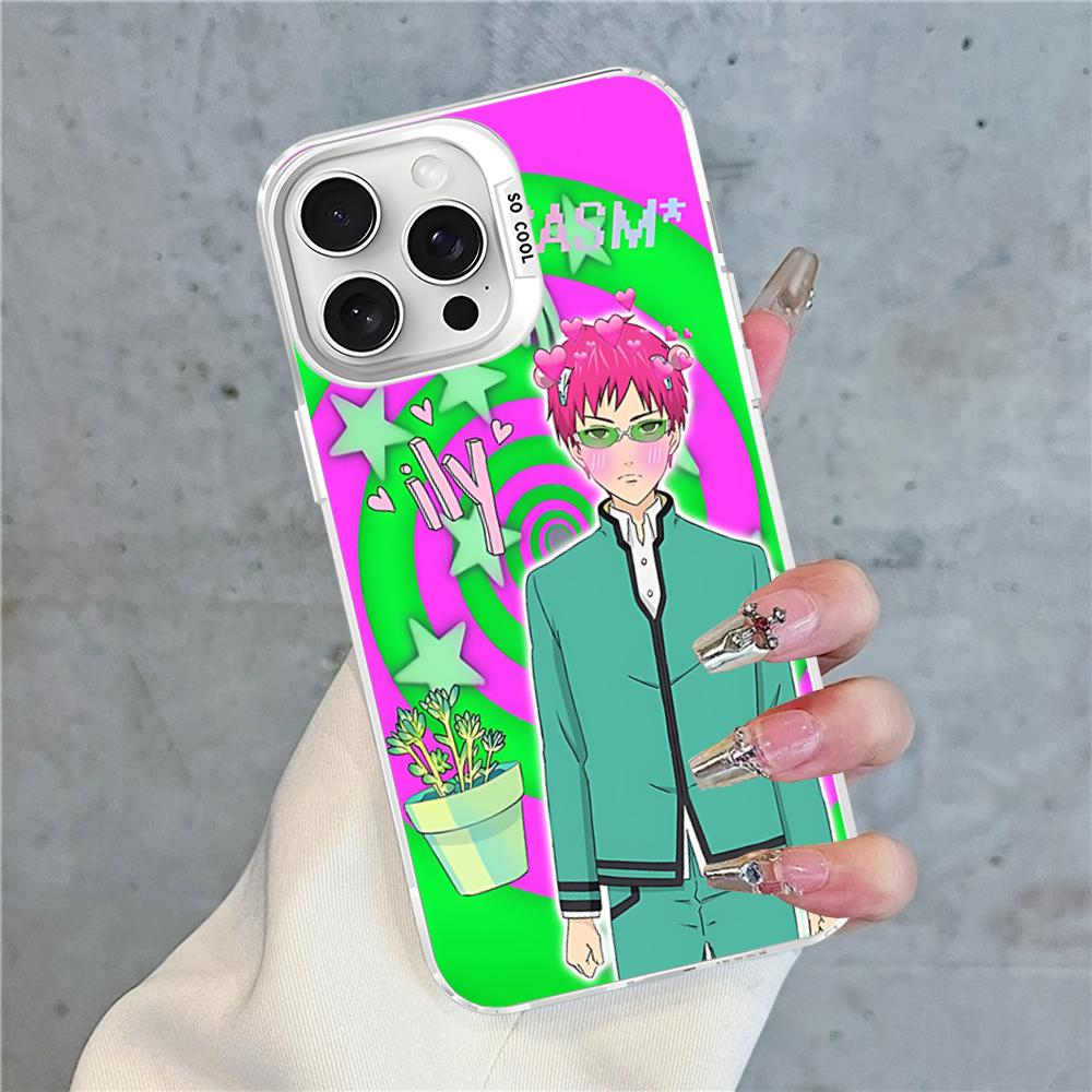 Saiki Kusuo No Psi Nan Phone Case For IPhone 16 15 14 13 12 11 Pro Max X XR XSMAX 8 7 Plus Matte Shockproof Back Cover