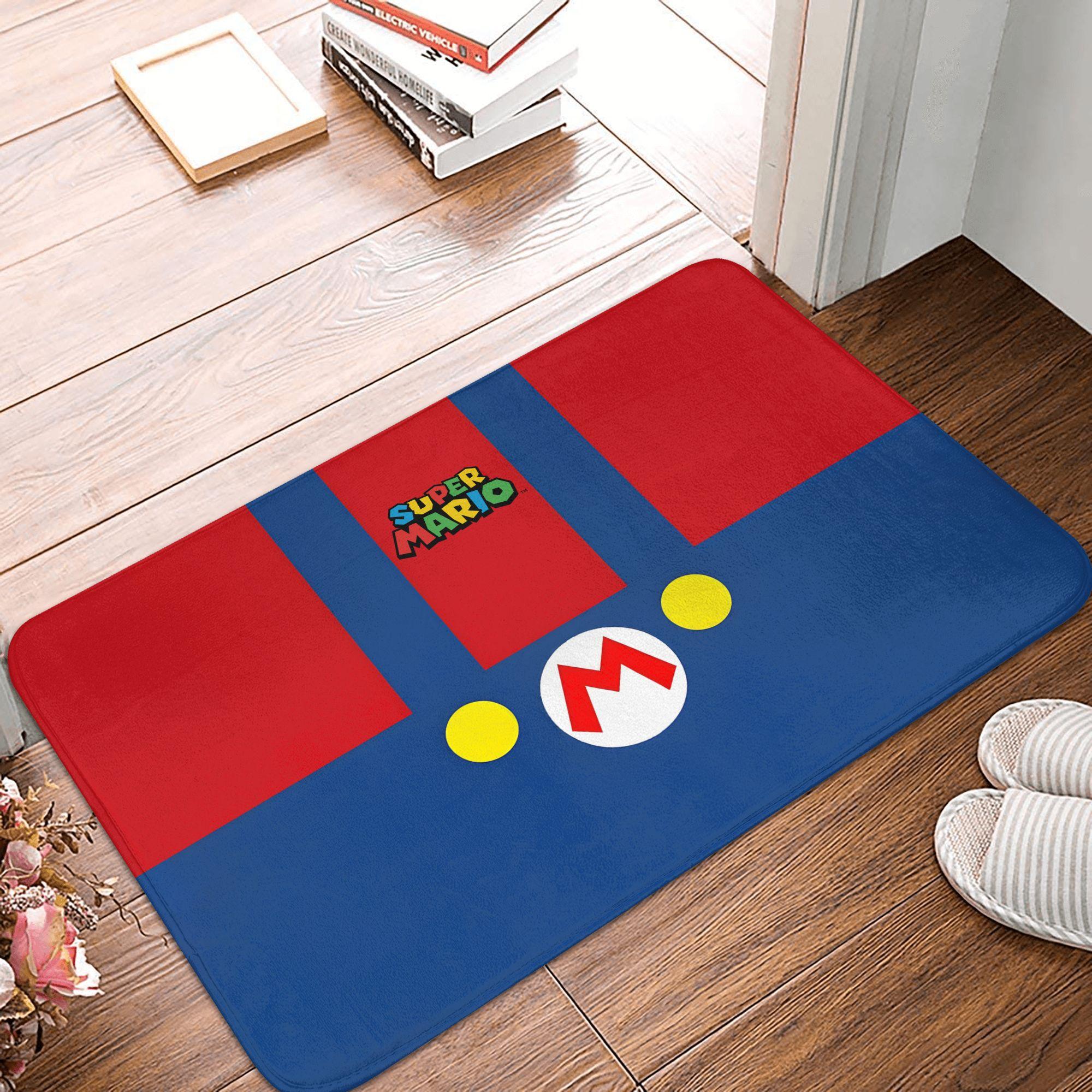 

Super Bros M-Marios Door Floor Kitchen Bathroom Mat Anti-Slip Indoor Doormat Living Room Entrance Carpet Rug 40x60cm