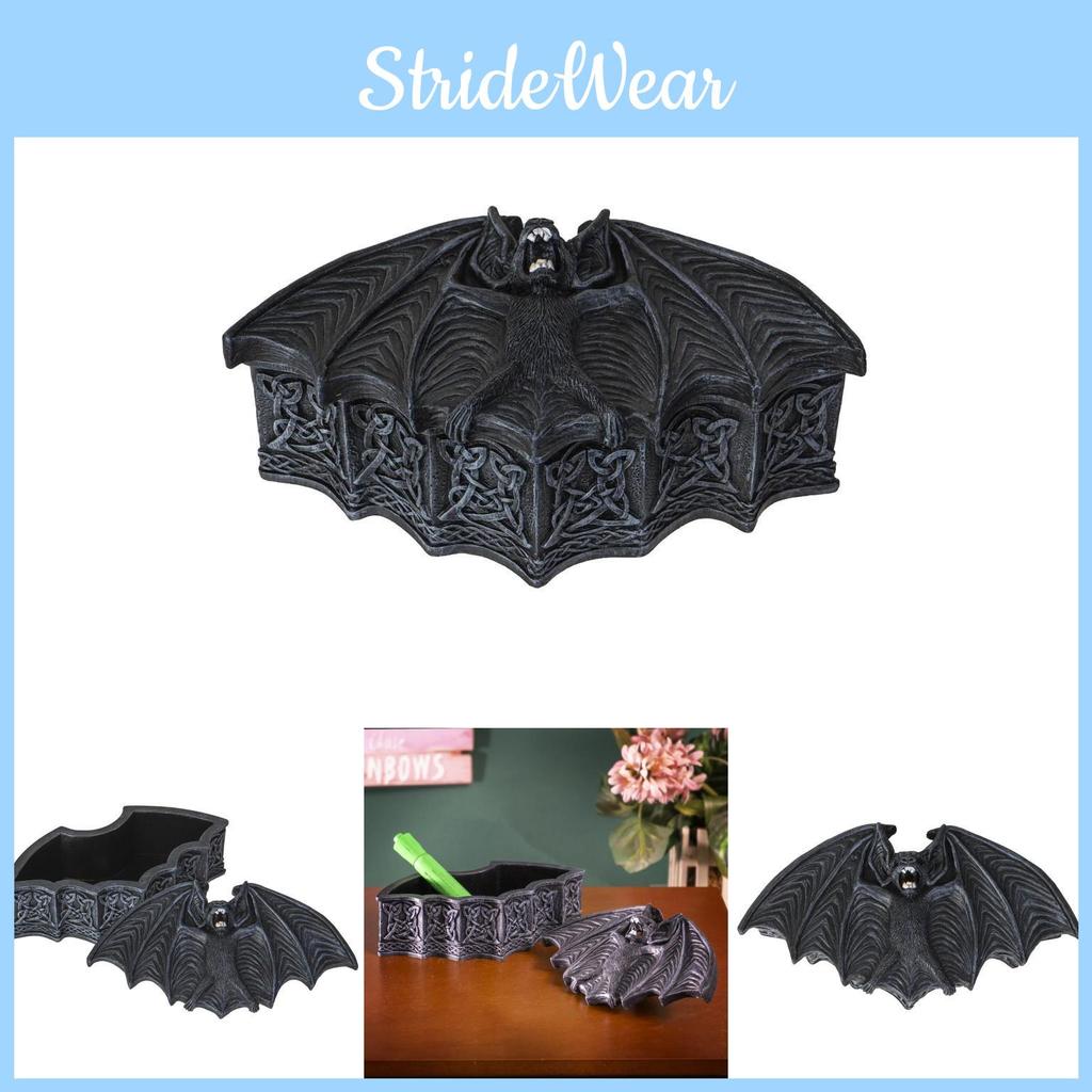 Premium Resin Bat Storage Box Ideal For Halloween Decor And Home Accessories