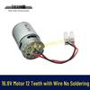 16.8V Lithium Battery Drill Motor, 12-Teeth, 550 Type, No-Weld Design