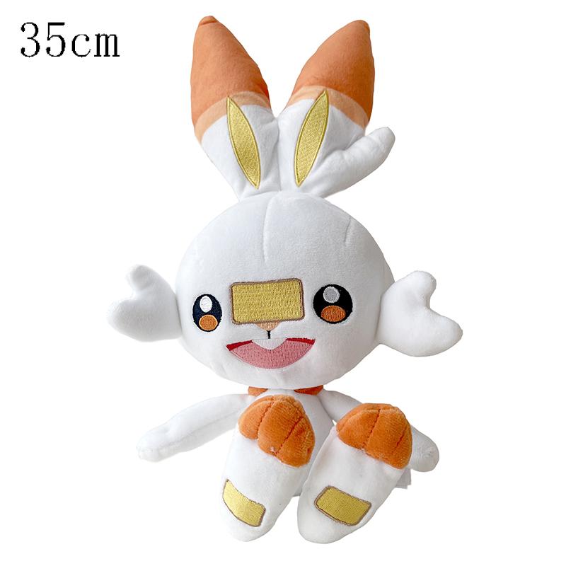 Scorbunny Sobble Grookey Plush Dynamax Eevee Rillaboom Cinderace Sword&Shield Stuffed Doll Kawaii Anime Toys Kid Gifts