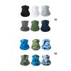 6PCS Stretchable Sun Protective Face Cover For Cycling Hiking Skiing Breathable Sunshade Mask for Outdoor Activity