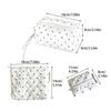 Quilted Dot Makeup Bag For Women Girl Small Large Lipstick Brush Cosmetic Pouch Case Portable Mini Wallet Coin Purse Bags