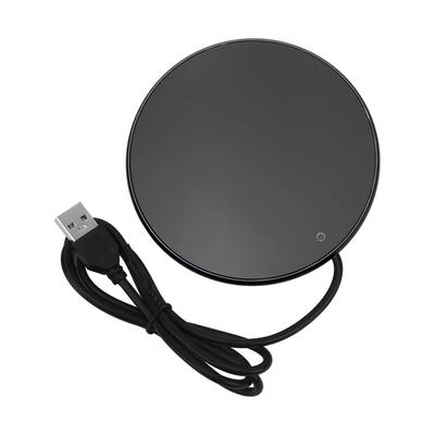Kaffeetassenwärmer, 55 Grad C, konstante Temperatur, 3 Stufen, kleines Licht, intelligenter USB-Kerzenwärmer für Zuhause