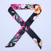 New Fashion Retro Pinrt Bag Luxury Designer Womens Silk Scarf Headwear Long Skinny Tie Scarves Ribbon Accessories Summer