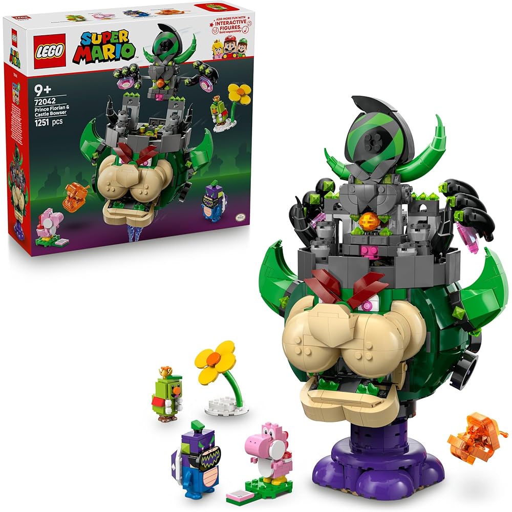 

LEGO Super Mario Prince Florian and Bowser Castle Building Set Toy for Kids Ages 9-11