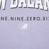 New Balance T Shirts Women's Purple Crew Neck Moderate Straight Fit 5EC27152-DV