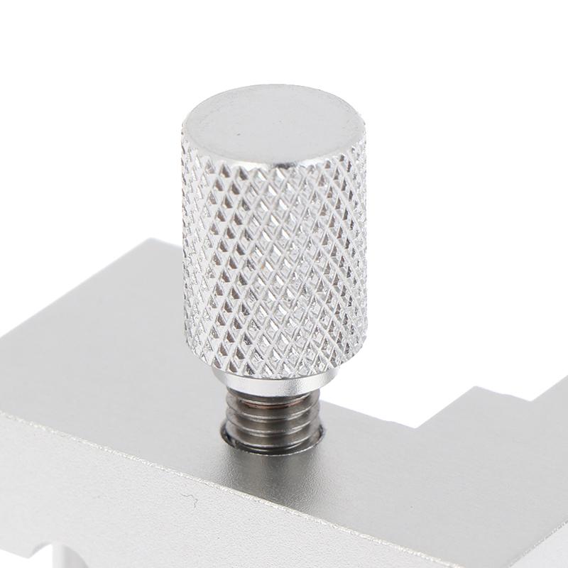 Micro Exquisite Drill Press Vise With Rubber Soft Jaws Portable Drilling Guide Jig Woodworking Adjustable Punch Locator