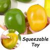 Mango Squishy Slow Rising Crystal Stress Relief Toy, Stress Ball Strawberry Fruit Squishies Sensory Fidget Toys For Adults Gifts