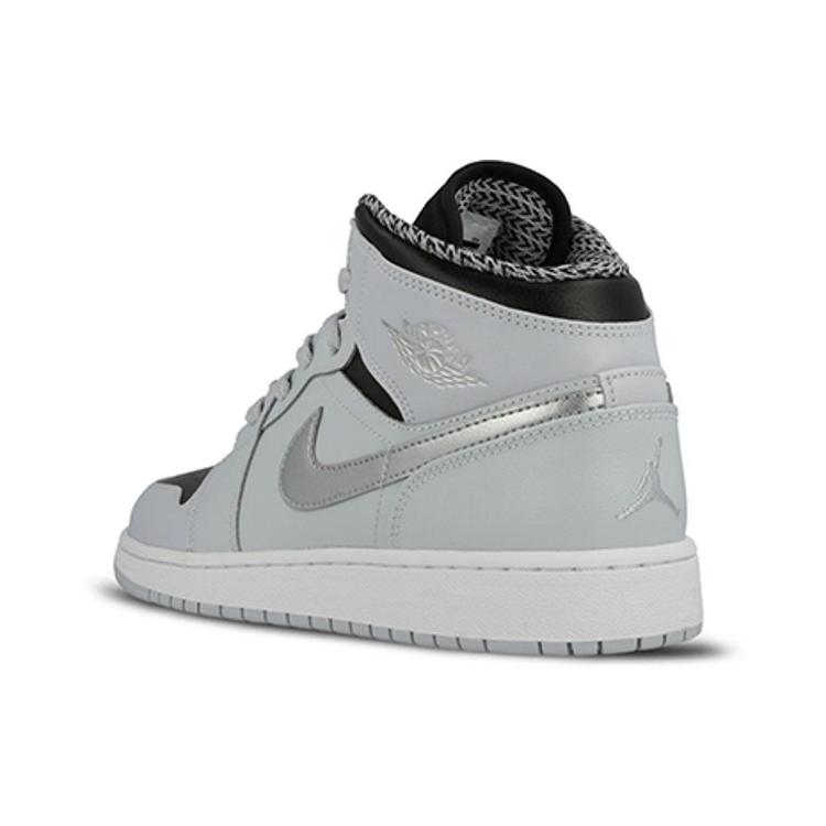 Jordan 1 Retro Mid GS Pure Platinum 554725-032