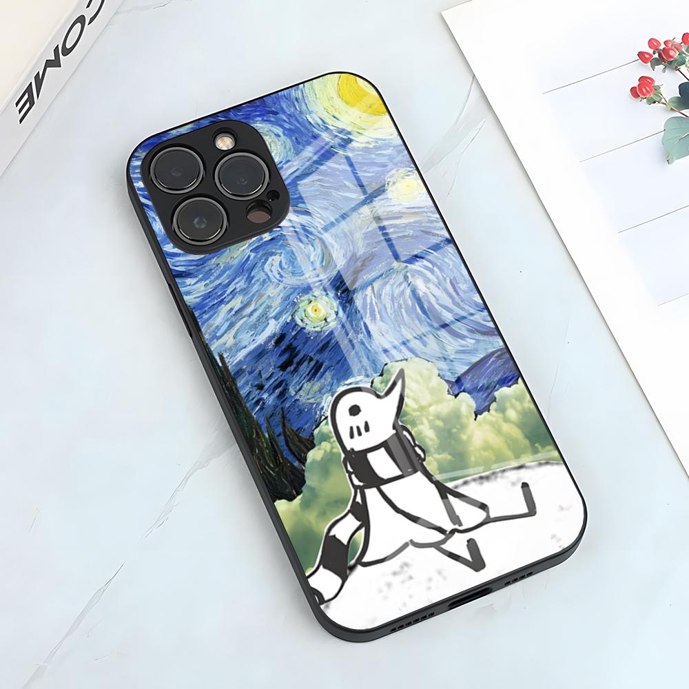 

Goodnight Punpun Phone Case For IPhone 17 Pro Max 15 Pro 16 14 Plus 12 13 Mini 11 Pro Shockproof Glass Cover iPhone17ProMax
