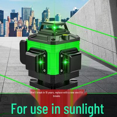 Groene Lijnlaserwaterpas met Hoge Precisie en Automatische Afstelling voor Buitengebruik