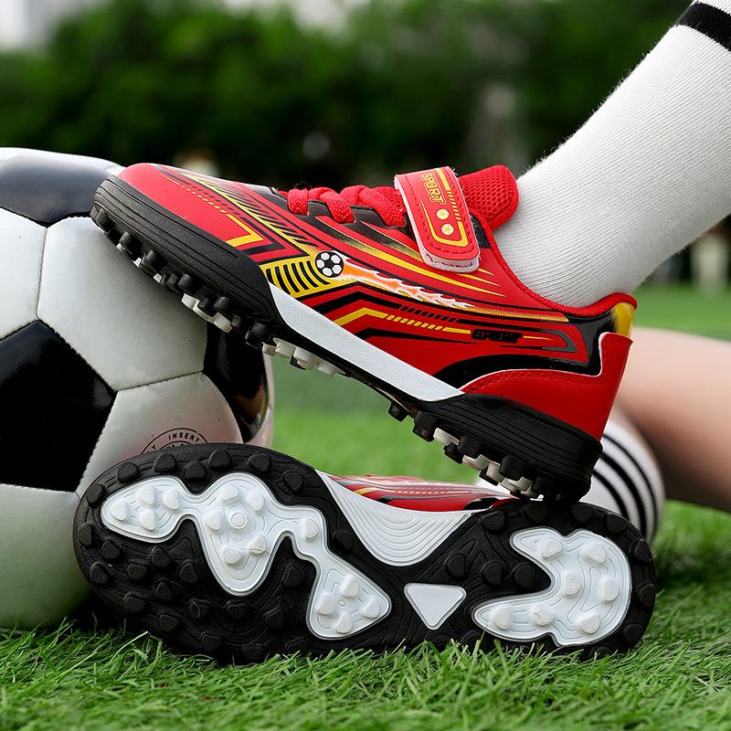 Professional Boys Broken Nails Velcro Lightweight Breathable Training Shoes Primary and Secondary School Students 2025 Fashion Trend Short Nail Sn