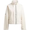 Originals Trefoil Solid Stand Collar Full Zip Long Sleeve Jacket Women Jackets White IC5446