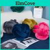 Nordic Style Plush Cushion With Knotted Spun Polyester Cover For Home Decor