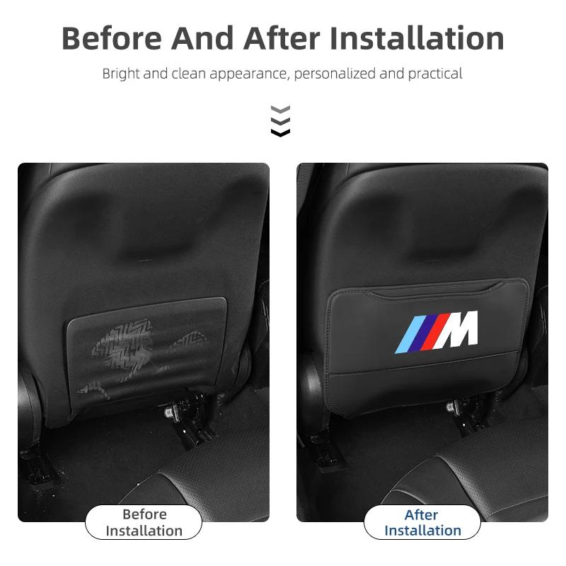Novo 2025 Protetor Anti-Chute para Encosto de Banco de Carro Tapete Protetor Anti-Arranhão Infantil para BMW M Sport M1 M3 M4 M5 M6 E46 E90 E60 F10 F30 E39 E3