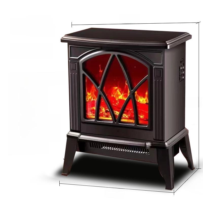 Flame Mountain Electric 3D Fireplace Heater: European-Style Living Room Heating