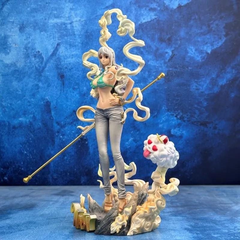 31cm One Piece Nika Form Nami Straw Hat Nami Anime Figure With Zeus Cloud Collectible GK Statue Model Toy Desktop Ornament Gift