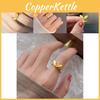 Style Stylish Ethnic Rabbit Ear Ring Premium Brass Gold Plated Accessory Fashion