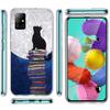 Black Cat Cartoon Cute Cover Phone Case For Samsung Galaxy A12 A22 A32 A52 A72 A02S Phone Case Note 20 Ultra 10 S10 Plus A51 A71