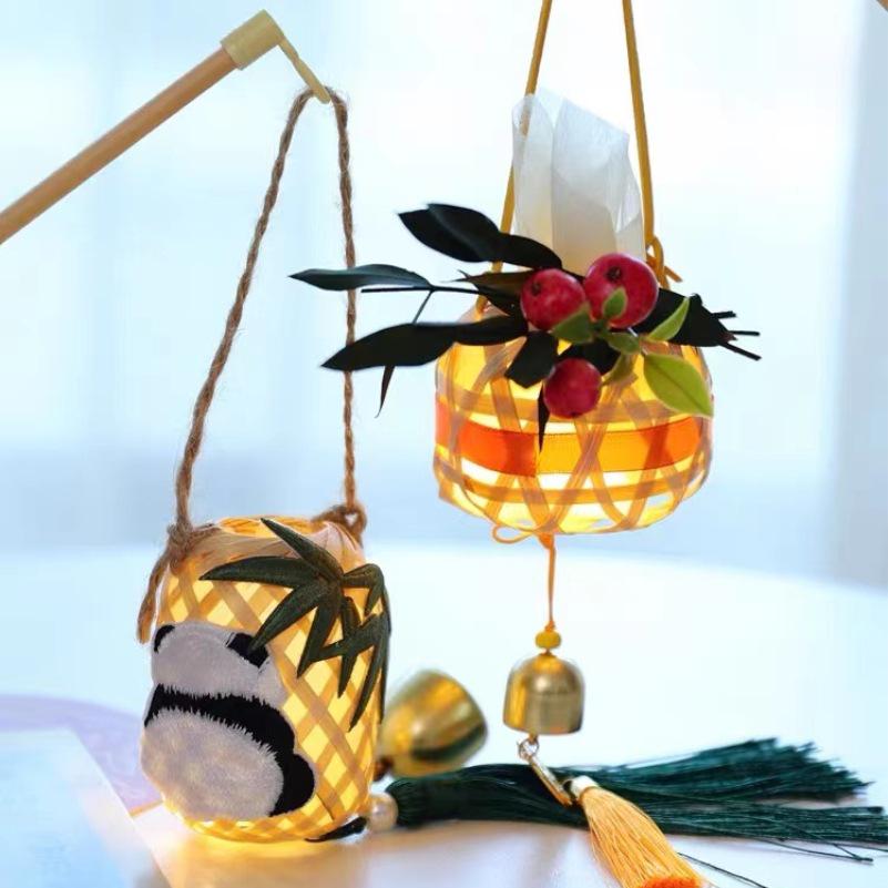 Na Yang Ink Bamboo Embroidery Patch: Ancient-Style Decorative Cloth for Handbag and Clothing Accessories