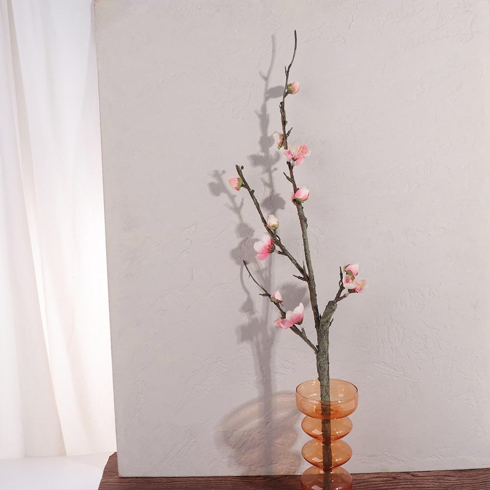 

Home Decor Table Ornaments for Party Plum Bossom Artificial Flowers Plum Branch Fake Flower