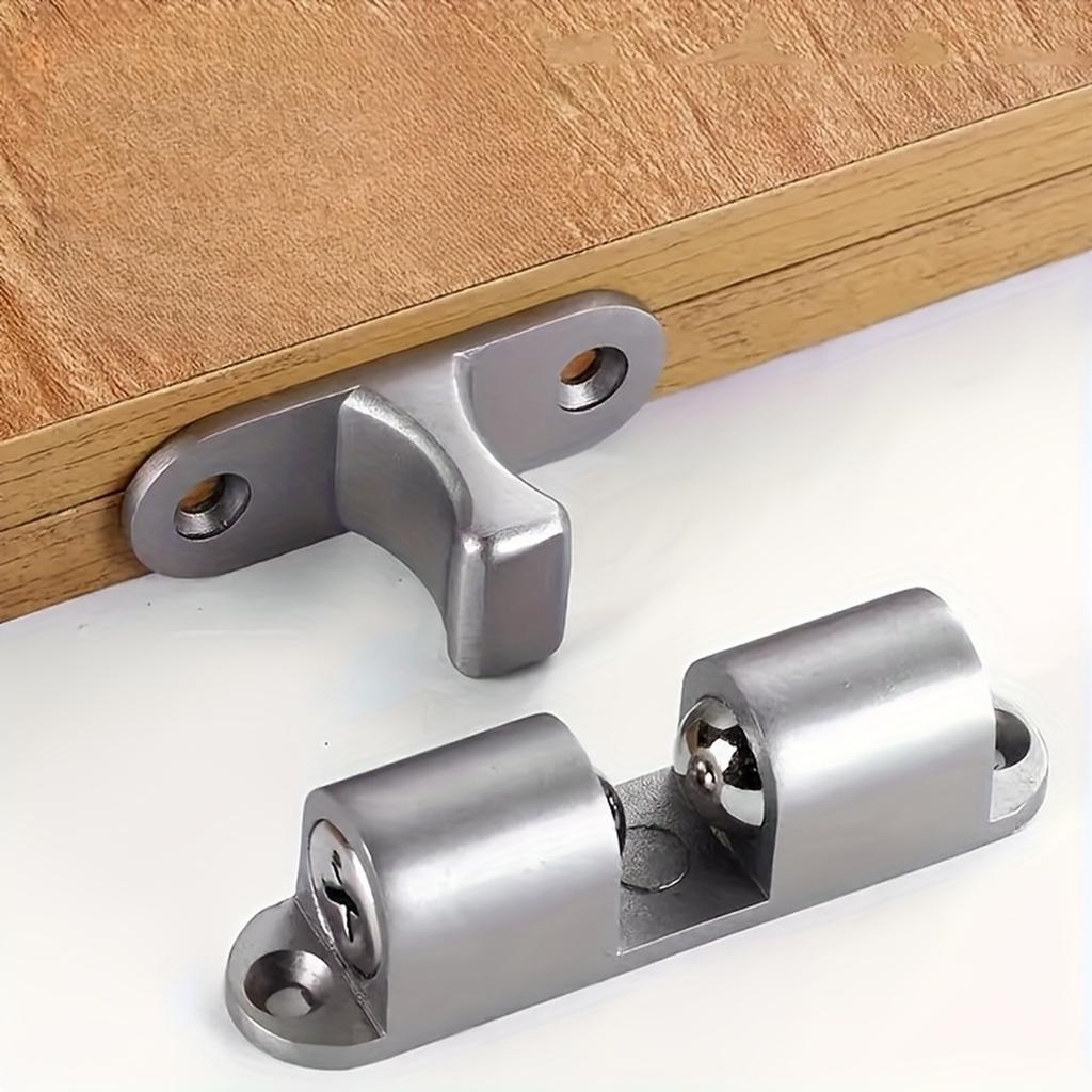 Cabinet Door Catch Magnetic Latch Metal Push Button Lock Kitchen Cupboard Door Holder Hardware Accessory