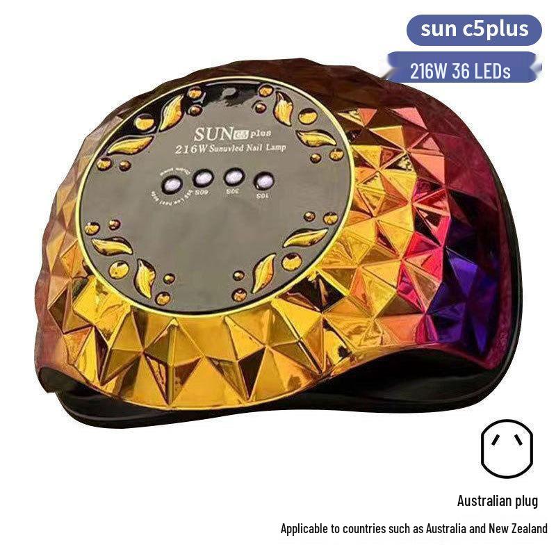 Dazzling 256W LED Nail Curing Lamp, Quick Dry Gel Lamp for Salon Use