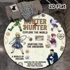 Hunter X Hunter Round Area Rug Carpet Rug For Living Room Bedroom Sofa Playroom Decor Nonslip Floor Mat