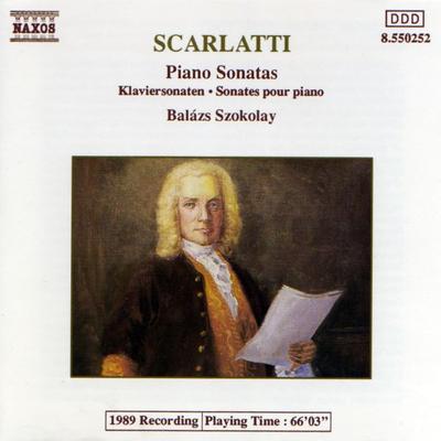 CD DOMENICO SCARLATTI - BALÁZS SZOKOLA - Piano Sonatas 8550252 Naxos 1990 Japan Classical Used