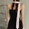 Pink JK Uniform Necktie Korean Style Shirt Tie Decoration Retro Striped Tie  Performance