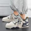 2024 New Men Skateboarding Shoes Platform Fashion Design Laces Shoes Comfortable Vulcanized Shoes Casual Sneakers Student Shoe