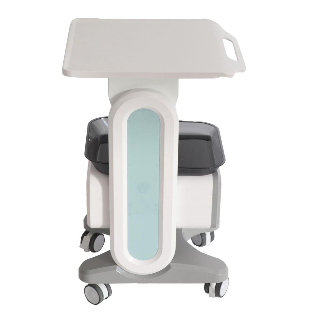 Medical Trolley Cart Large Countertop Single Drawer 50kg Bearing Beauty Salon Rolling Cart for Laboratory Clinic