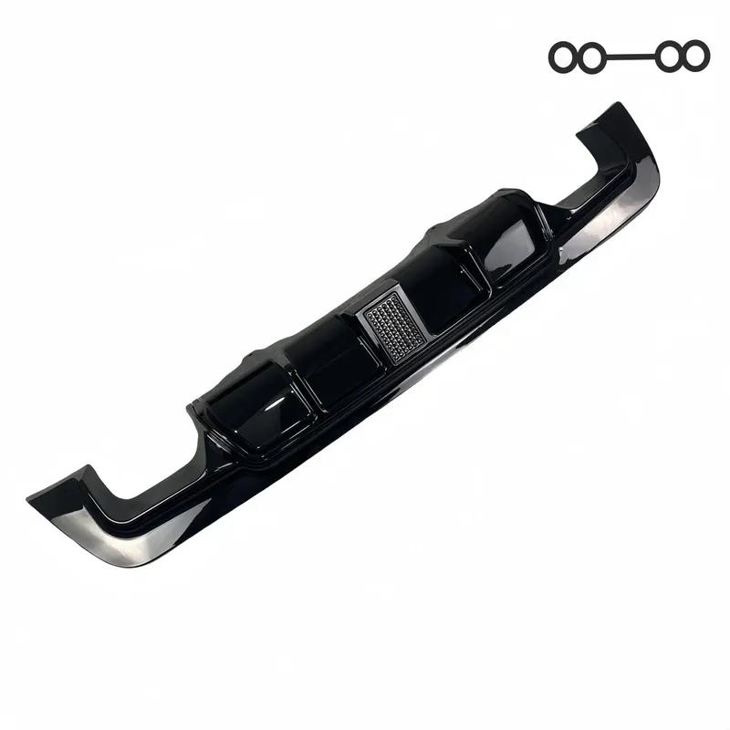 Car Rear Bumper Diffuser Splitter For BMW E60 E61 525i 525d 530i M Sport M-tech M-package 2005-2010 Tuning Gloss Black Bodykits